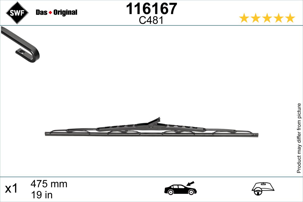 Lamela stergator 116167 SWF